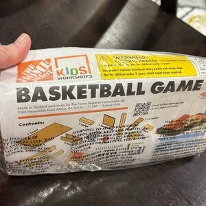 New! Home Depot kids workshop basketball game